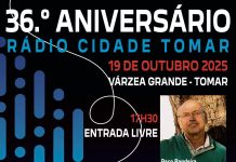 Rádio Cidade de Tomar assinala 36.º aniversário com espetáculo na Várzea Grande