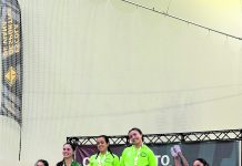 Lara e Eduarda campeãs nacionais de trampolim sincronizado
