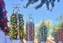 Tabuleiros de Tomar desfilaram nas Festas do Povo de Campo Maior