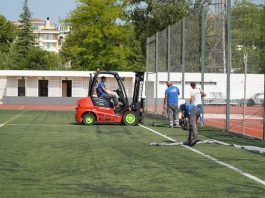 Obras de substituição do relvado sintético do Estádio Municipal de Tomar já arrancaram