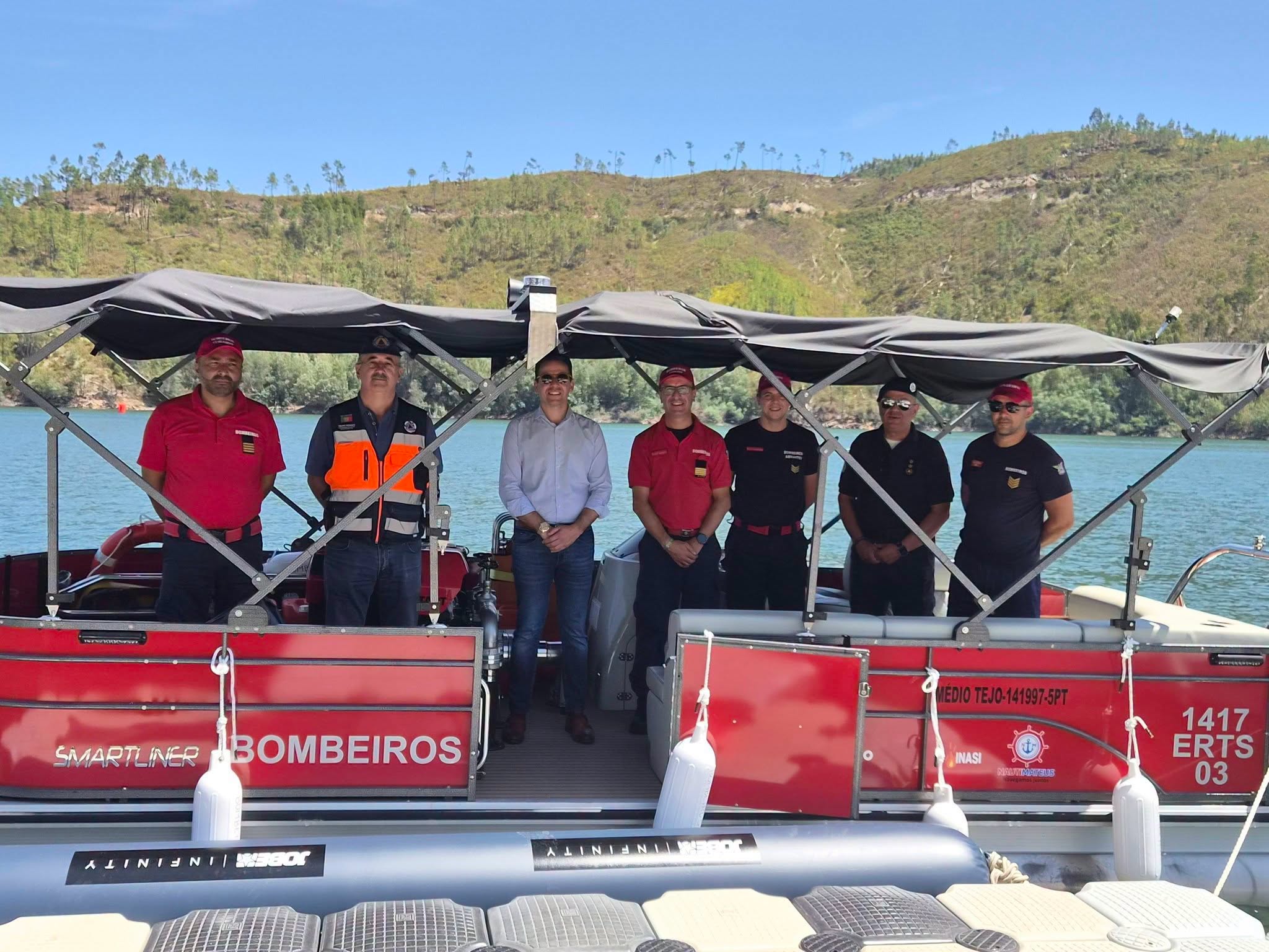 Lago Azul acolheu apresentação do dispositivo permanente de socorro aquático para a albufeira de Castelo do Bode